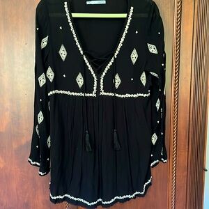 Maurices Tunic Peasant Top in Medium